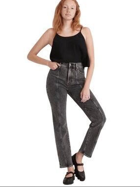 Madewell The Perfect Vintage Straight Jeans Size 31 Meaford Wash: Seamed Edition